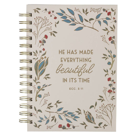 Ecc 3:11 Wirebound Journal