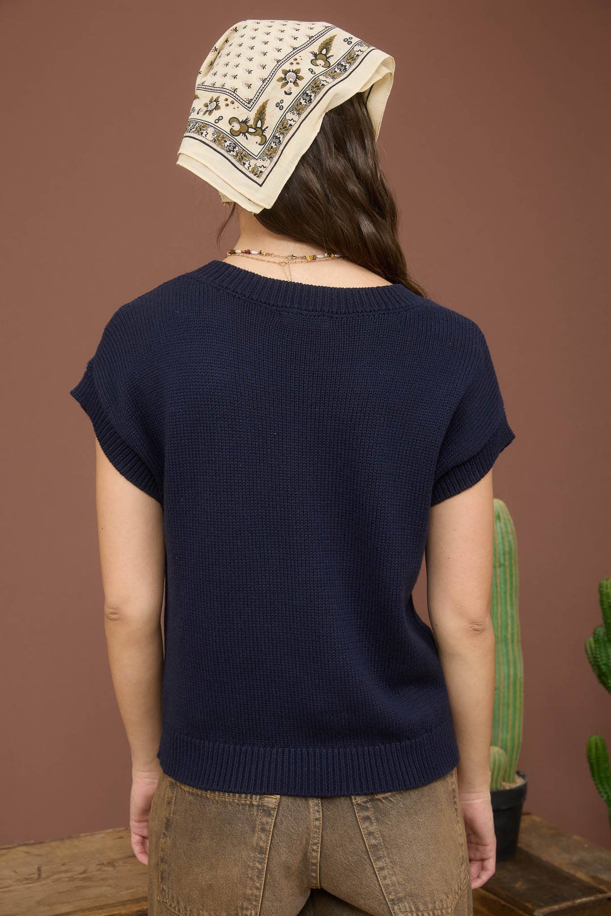 Boot Bow Knit Sweater
