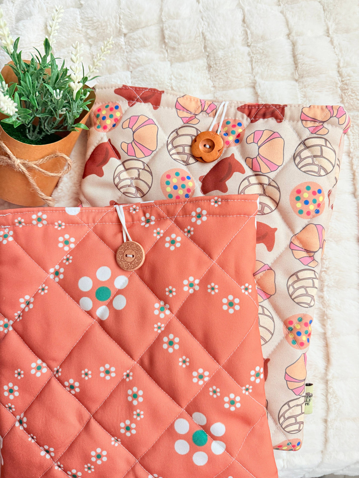 Patched Strawberries Bible Cover