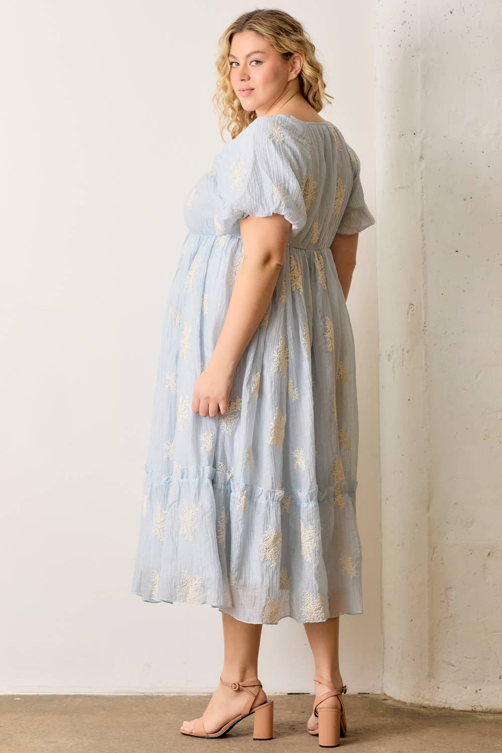 Isabella Embroidered Maxi Dress