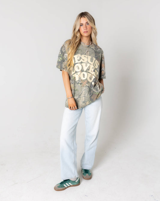 Jesus Loves You Camo Tee