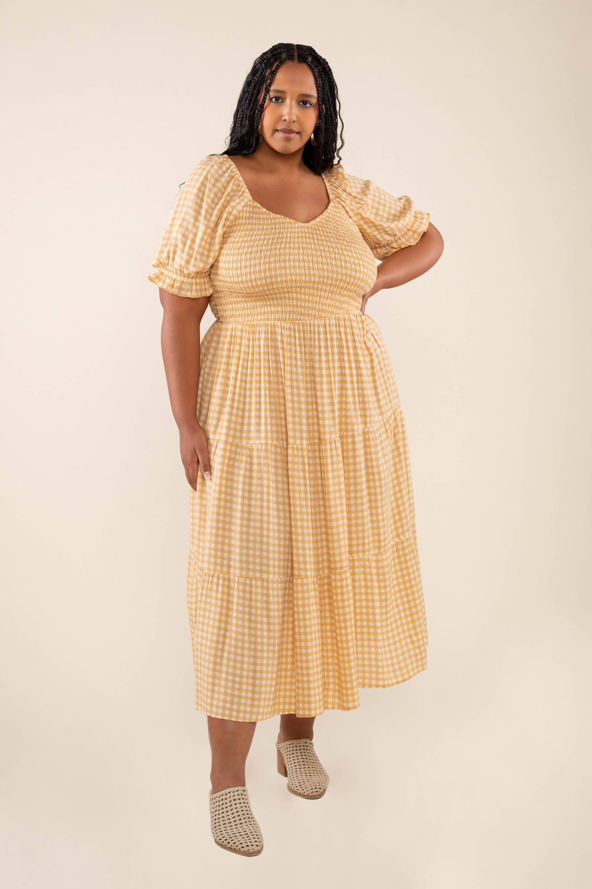 Jordan Gingham Dress