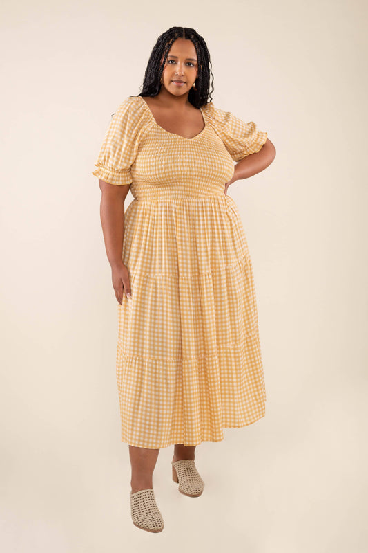 Jordan Gingham Dress