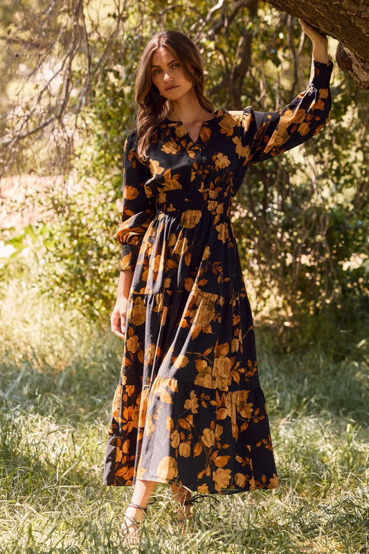 Maya Bloom Maxi Dress