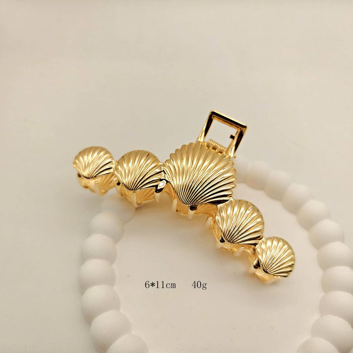 Seashell Muse Claw Clip