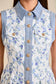 Seaside Bloom Denim Dress