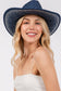 Rhinestone Studded Denim Cowboy Hat