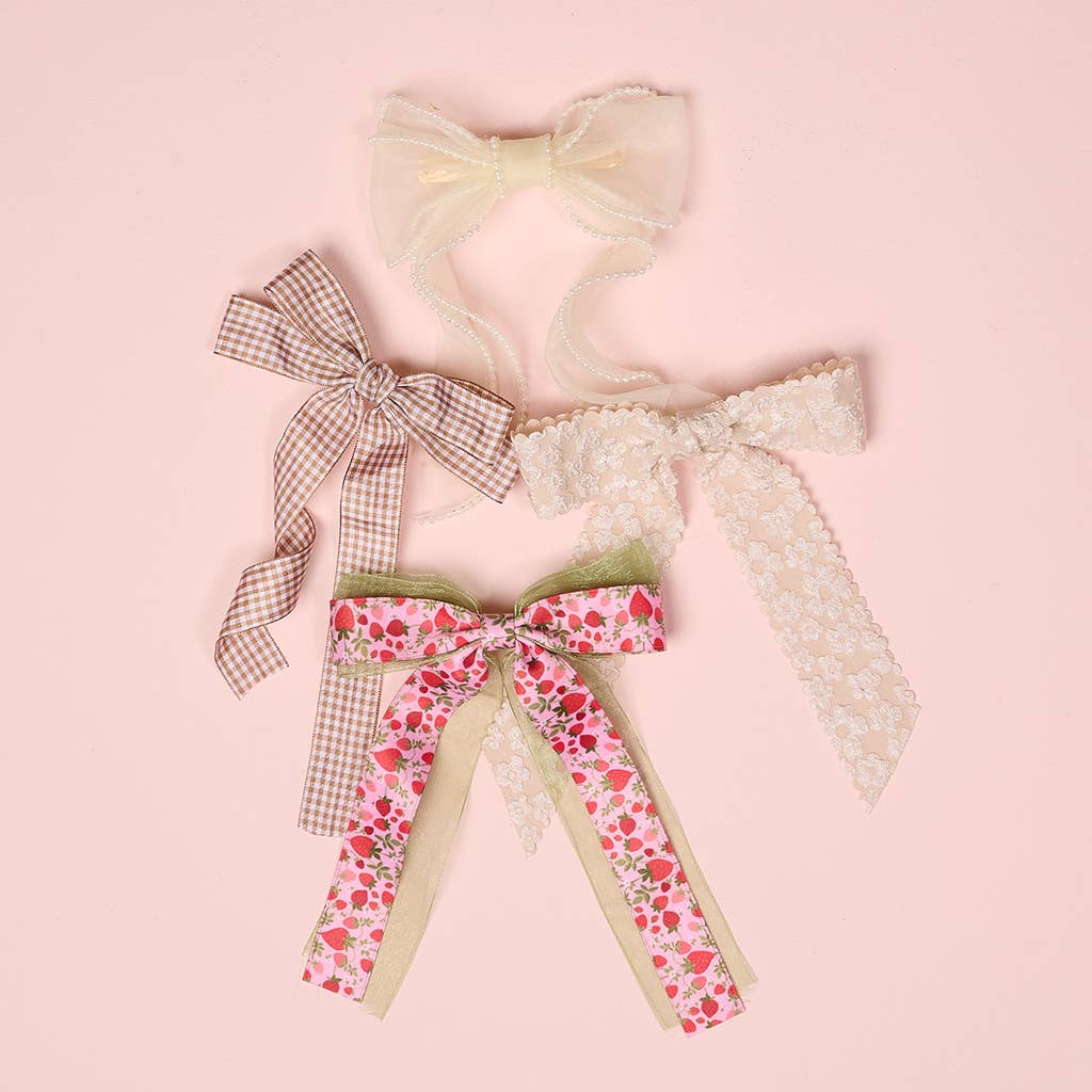 Strawberry Fields Layered Bow