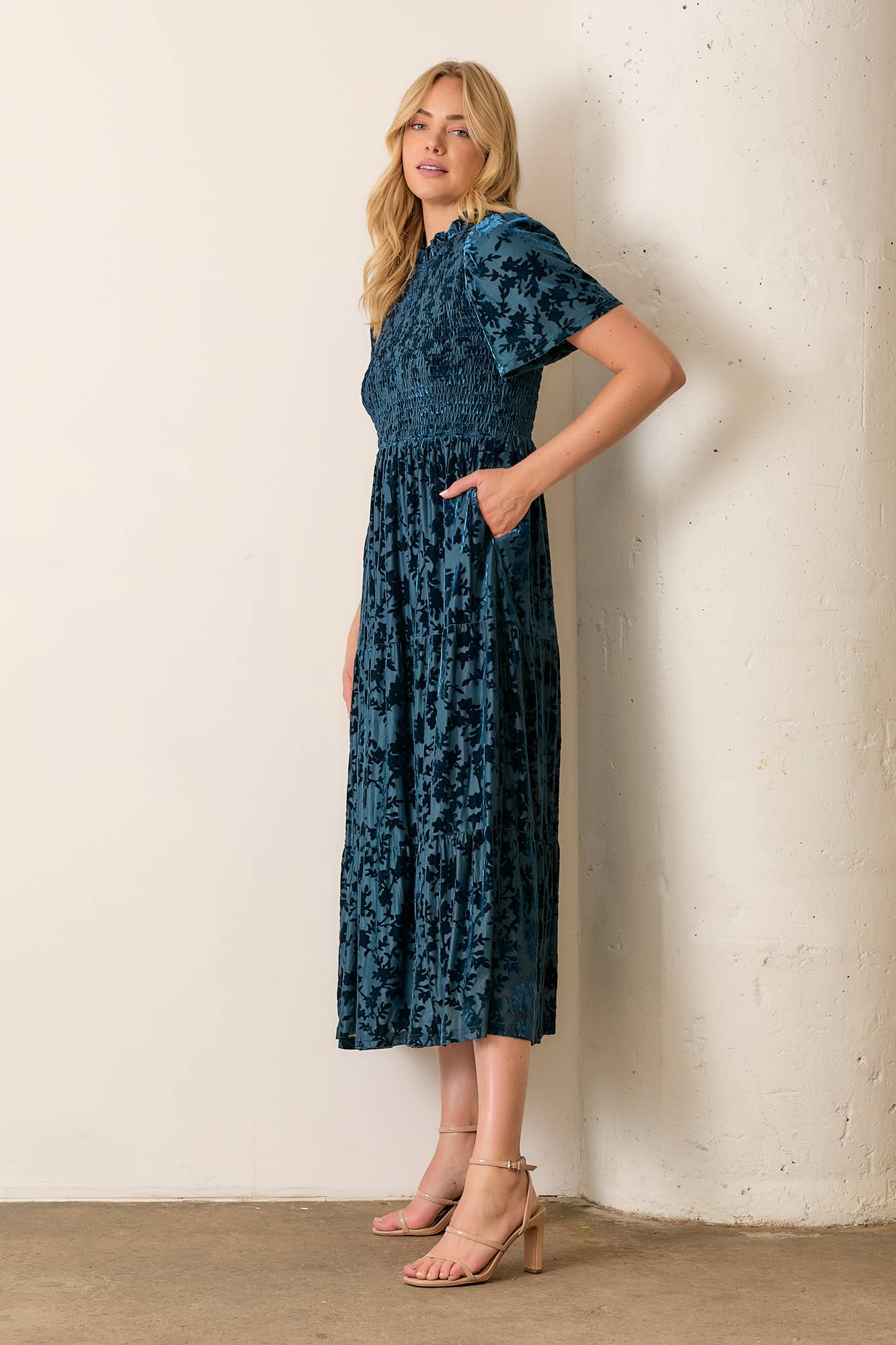 Midnight Velvet Maxi Dress