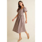 Eloise Gingham Midi Dress