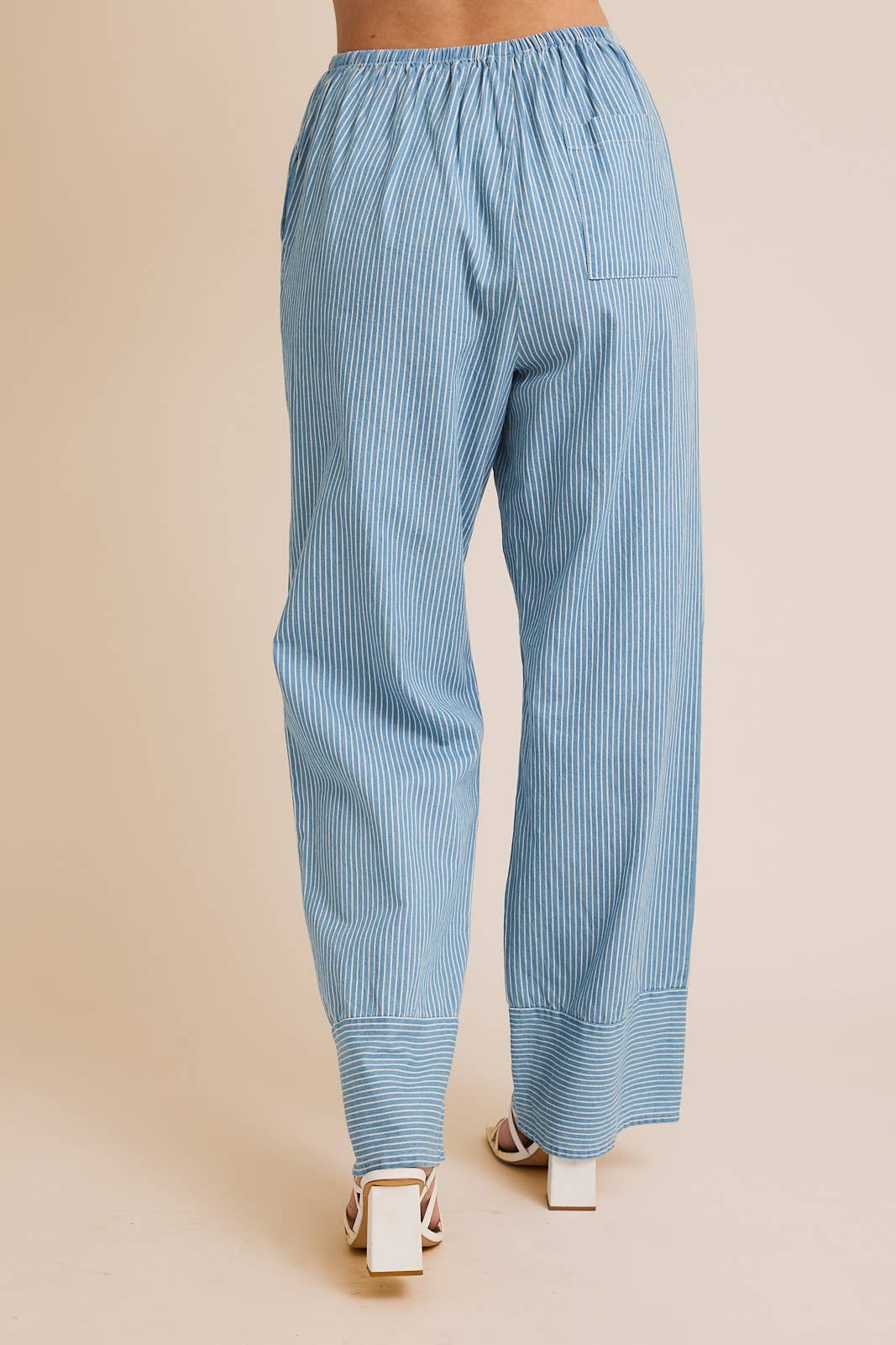 Sienna Striped Chambray Pants