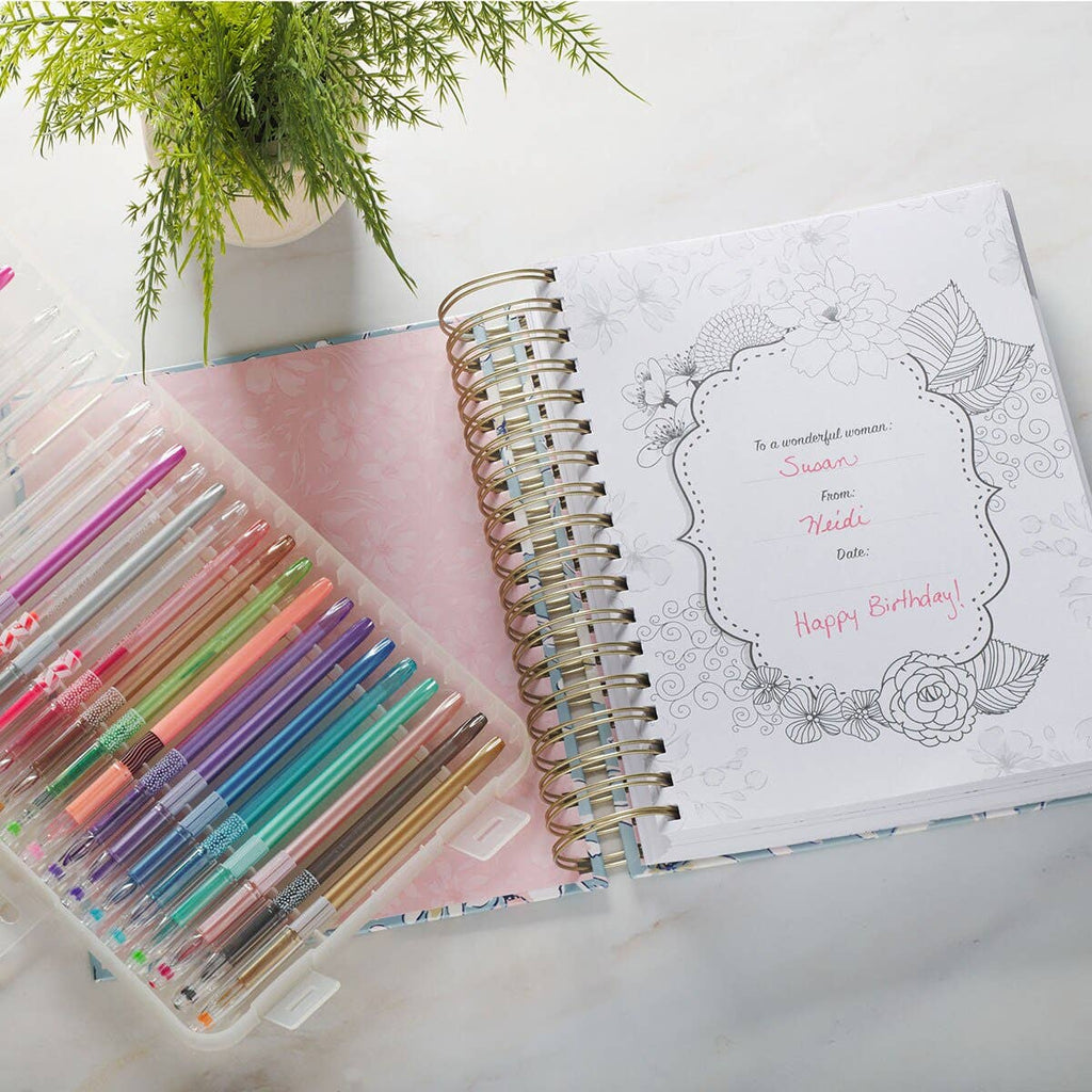 Illustrated Words of Jesus for Women – 366-Day Coloring Devotional