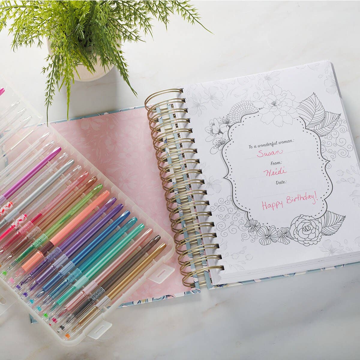 Illustrated Words of Jesus for Women – 366-Day Coloring Devotional