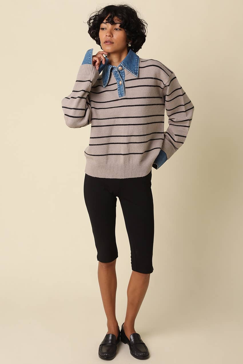 Hadley Striped Layered Sweater