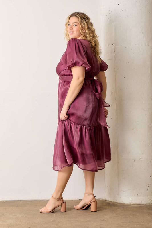 Adalynn Wrap Midi Dress