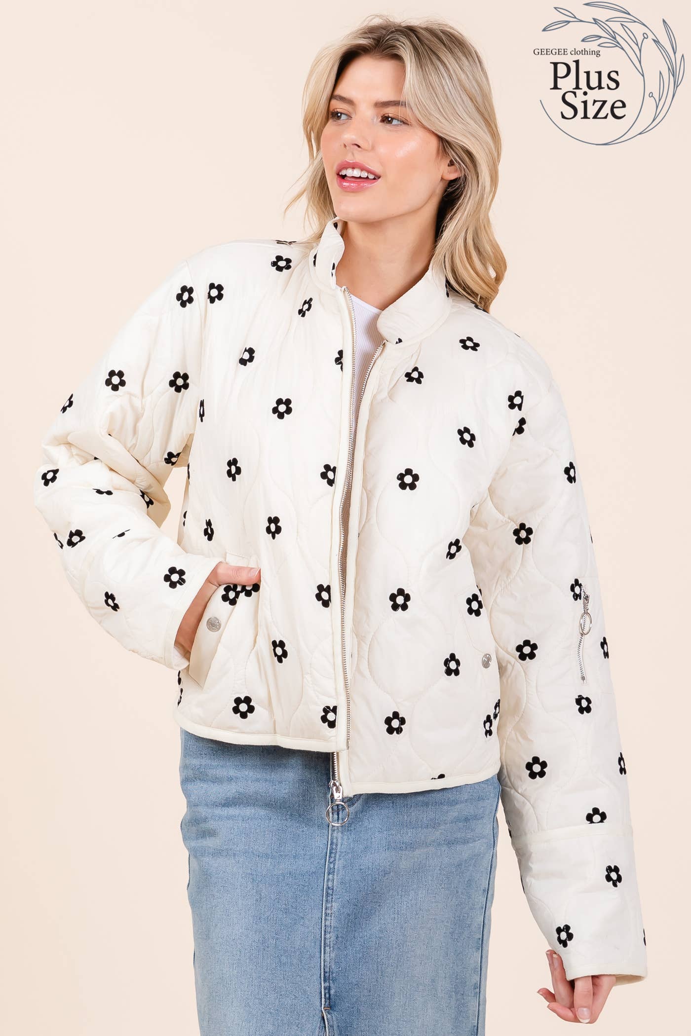 Kate Quilted Floral Jacket