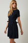 Indigo Side Ties Dress