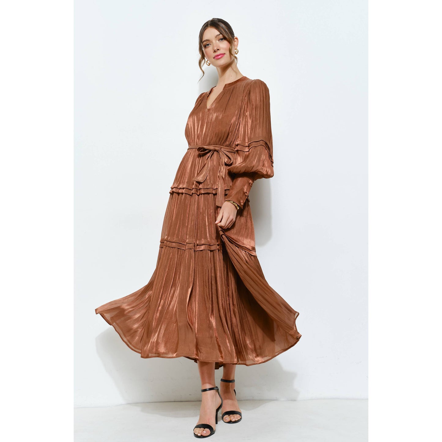 The Solenne Tiered Midi