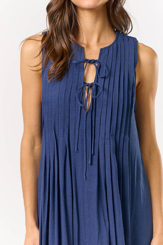 Sadie Tie Front Maxi Dress