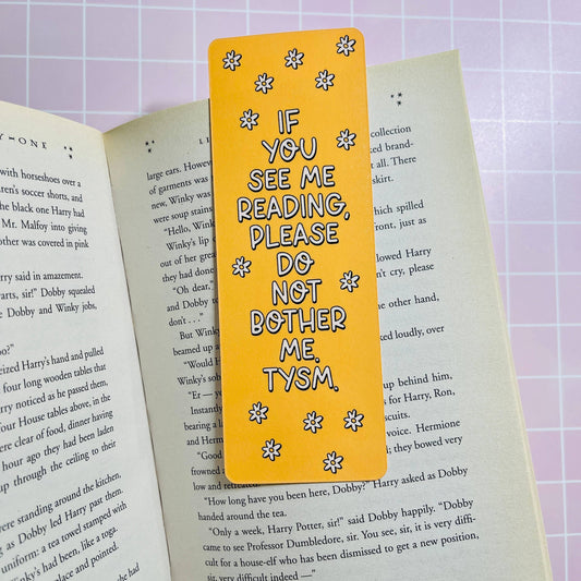 Bookmark Reading Please Do Not Bother Me