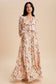 Petal Veil Maxi Dress
