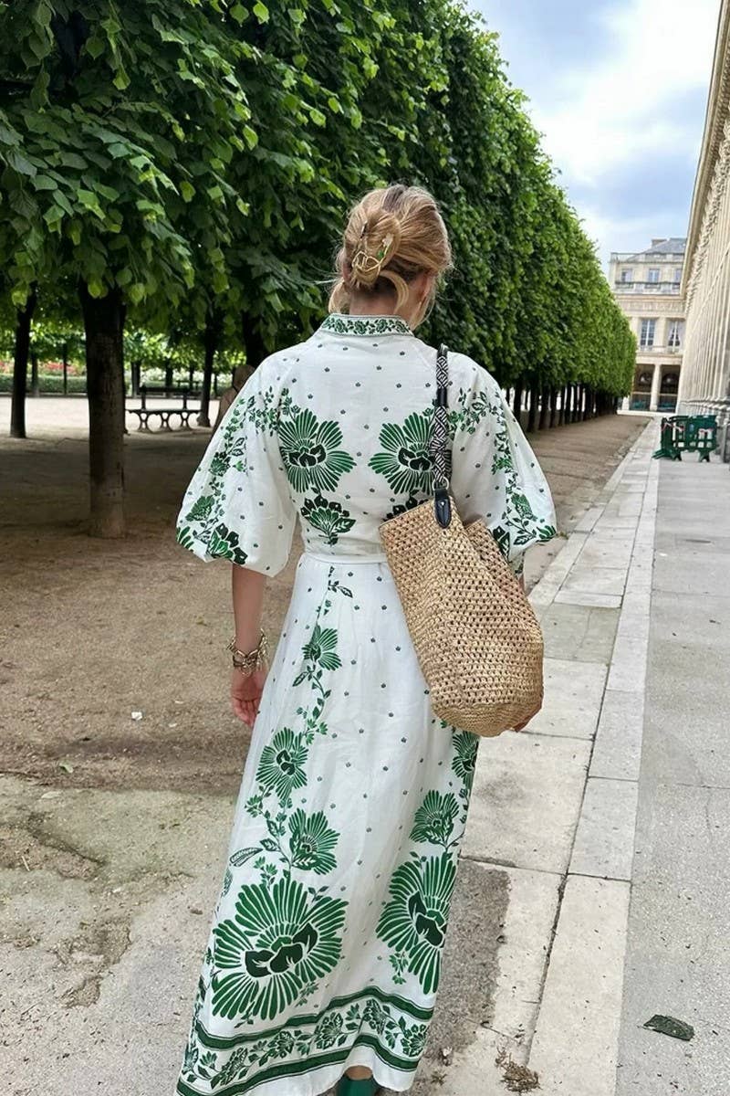 Thalia Bloom Maxi Dress