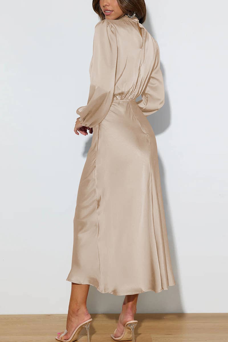 Aurora Satin Maxi Dress