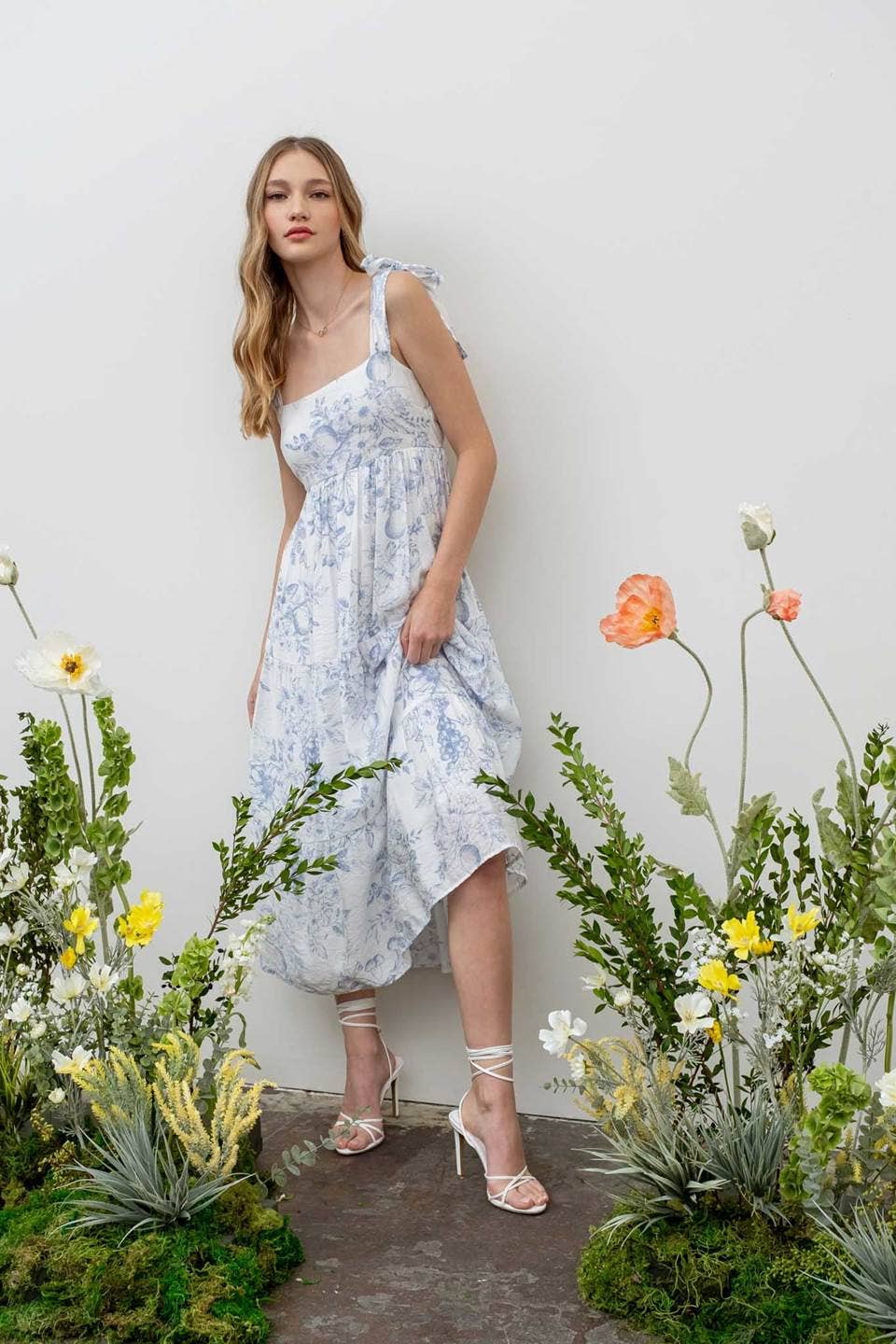 Galia Fruit Blossom Midi Dress