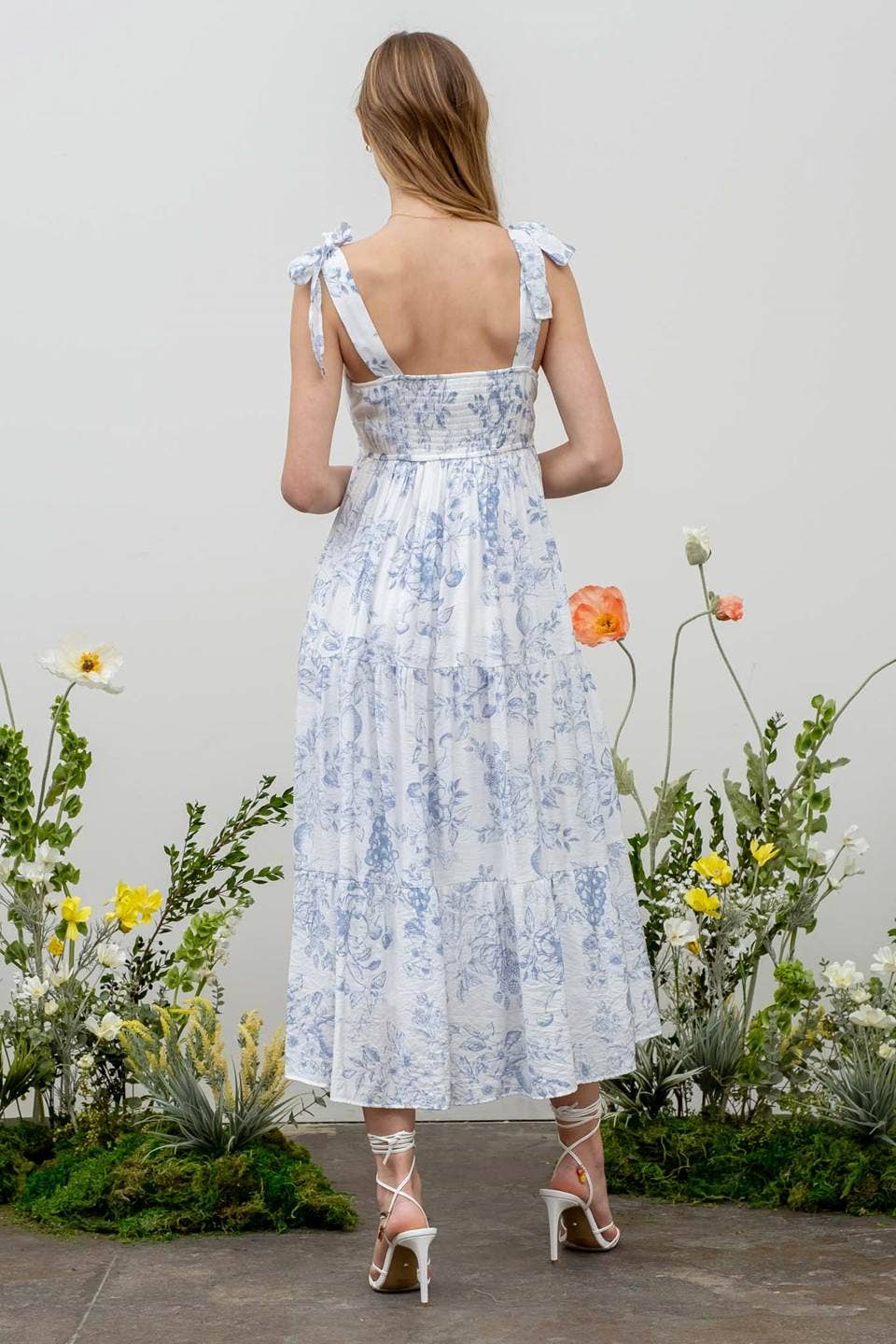 Galia Fruit Blossom Midi Dress