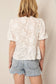 Sam Puff Sleeve Flower Ribbon Top