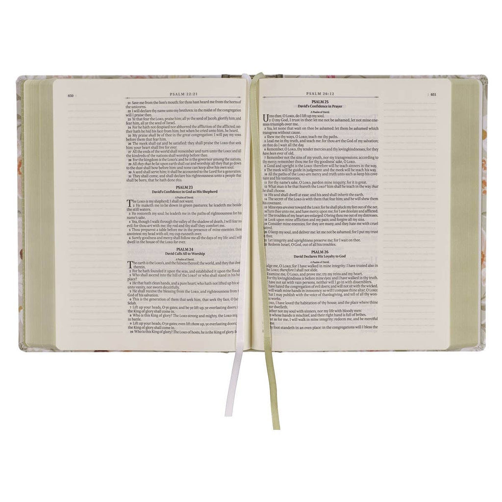 KJV LP Note-taking Bible LP HC Your Will Be Done Luke 22:42