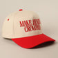 Make Heaven Crowded Embroidered Cap