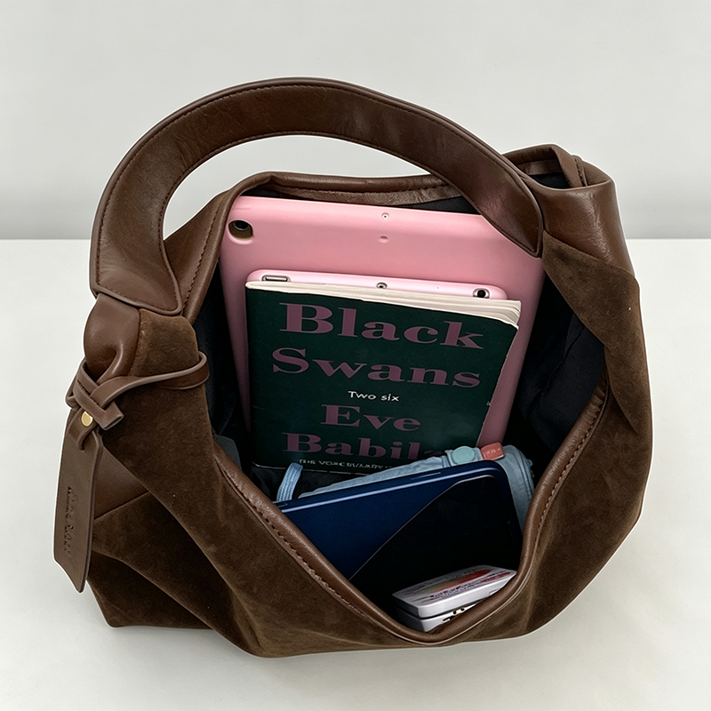 Stella Vintage Suede Hobo Shoulder Bag