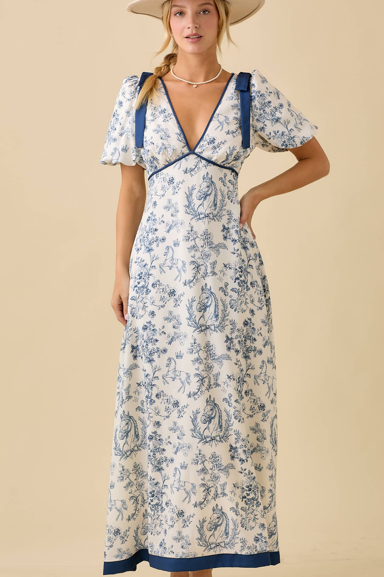 Aurora Toile Dress