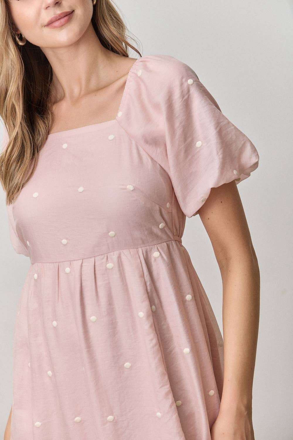 Brittany Dot Midi Dress