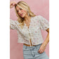Meadow Bloom Tie Front Top