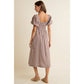 Eloise Gingham Midi Dress