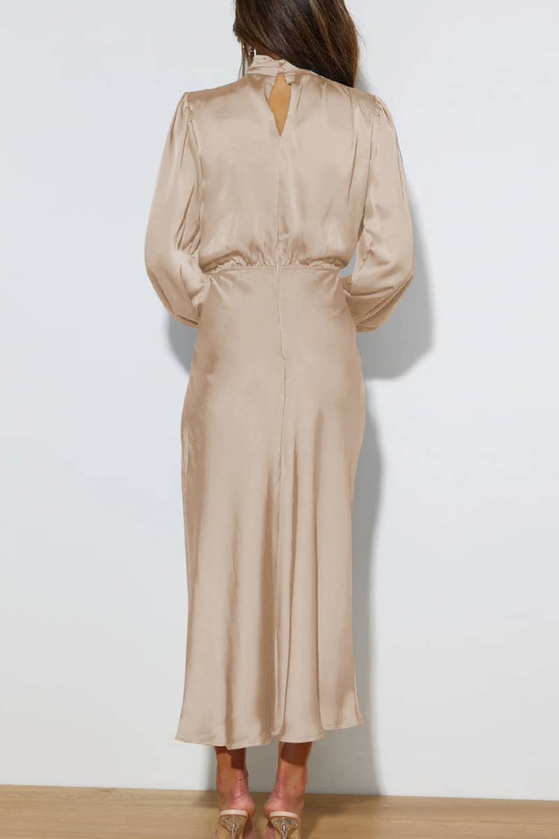 Aurora Satin Maxi Dress
