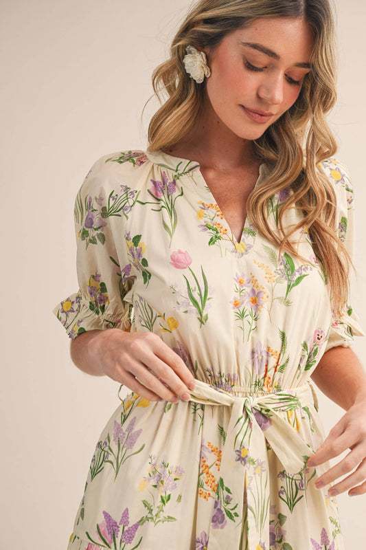 The Bellewood Floral Midi Dress