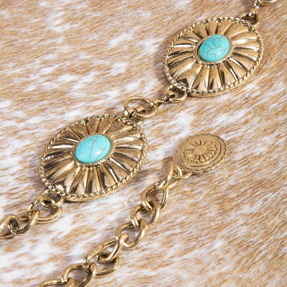 Prairie Sky Concho Belt