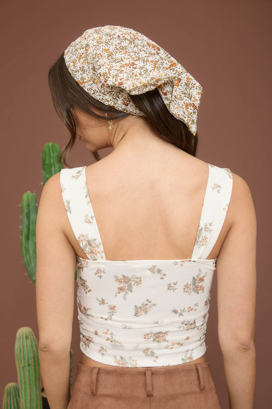 Garden Charm Bow-Back Top