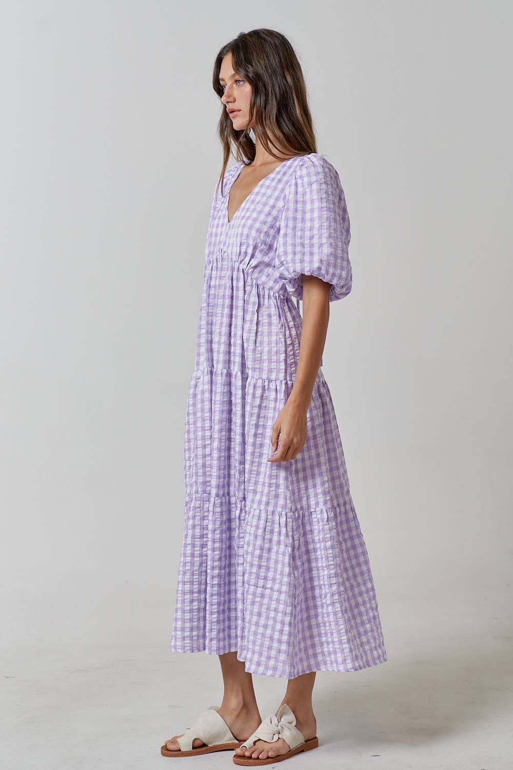 Rae Puff Sleeve Maxi Dress