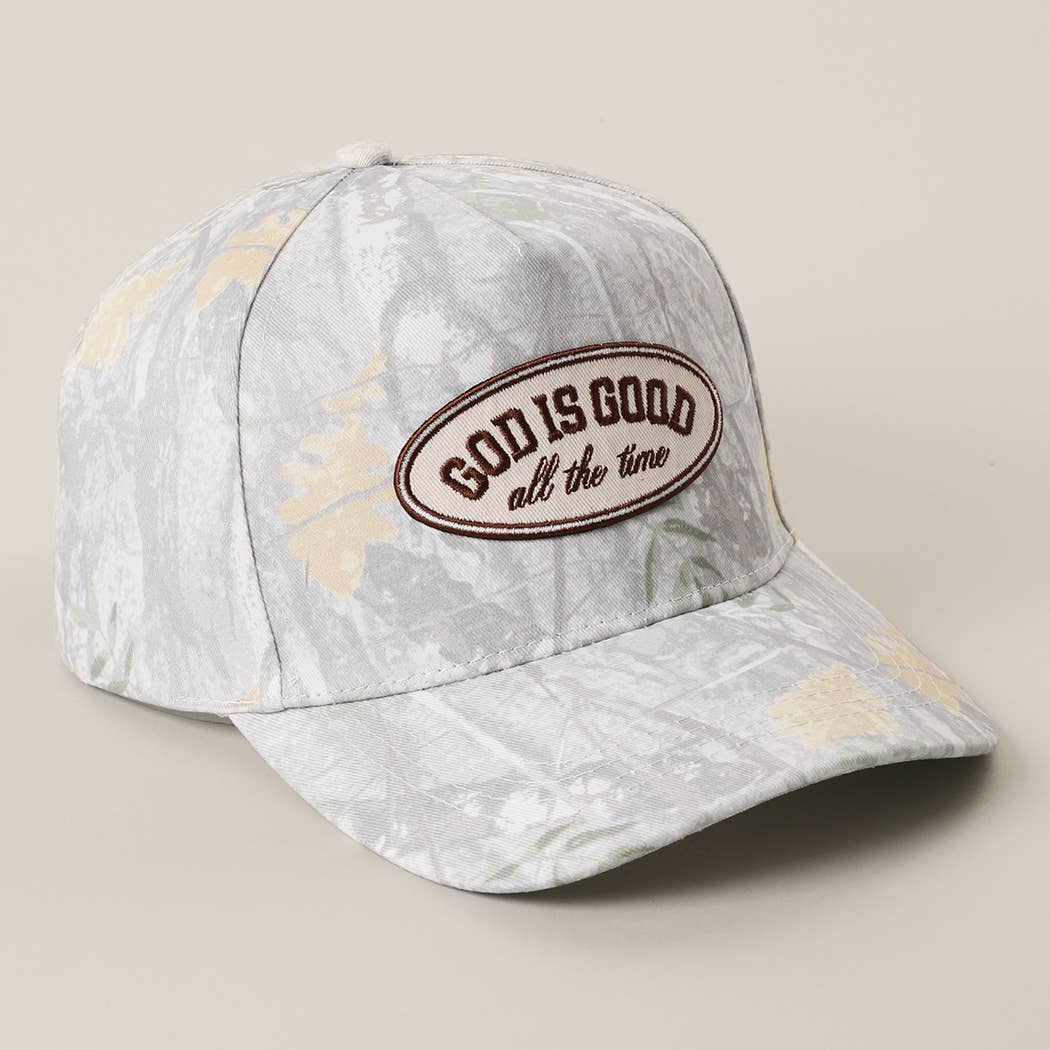God Is Good Camo Hat