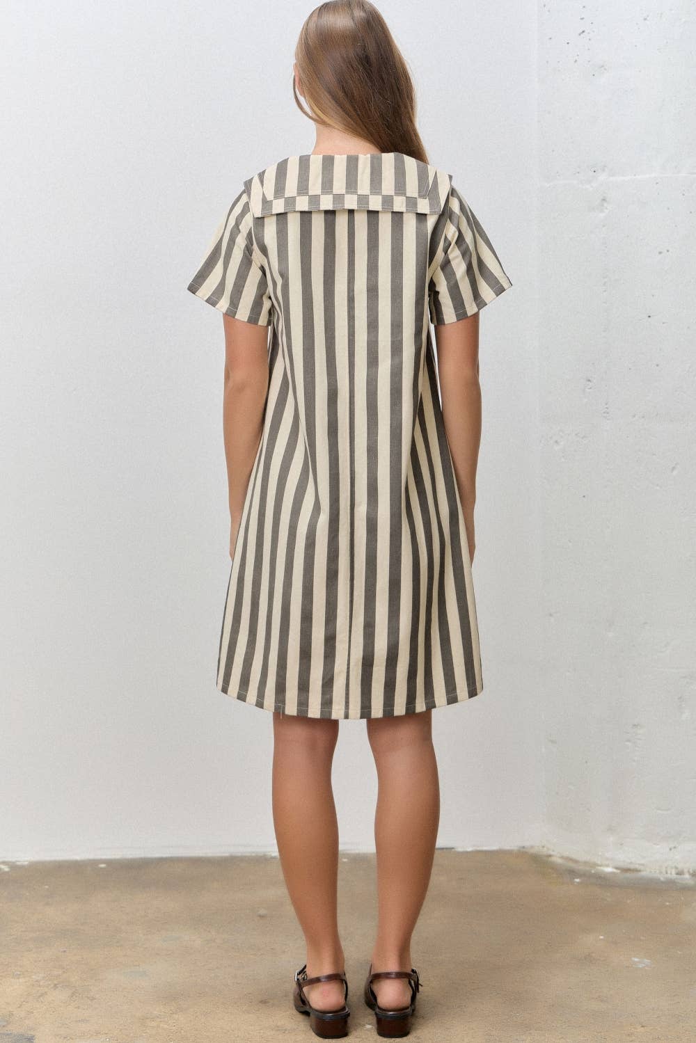Sailor Button Up Dress