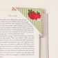 Strawberry Corner Fabric Bookmark