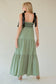 Nicole Bow Tie Maxi Dress