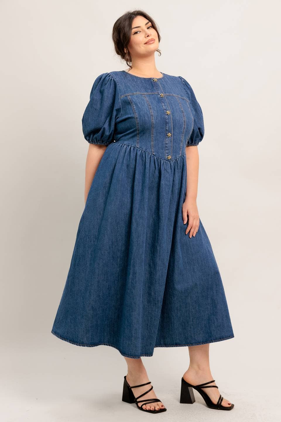 Savannah Denim Dress