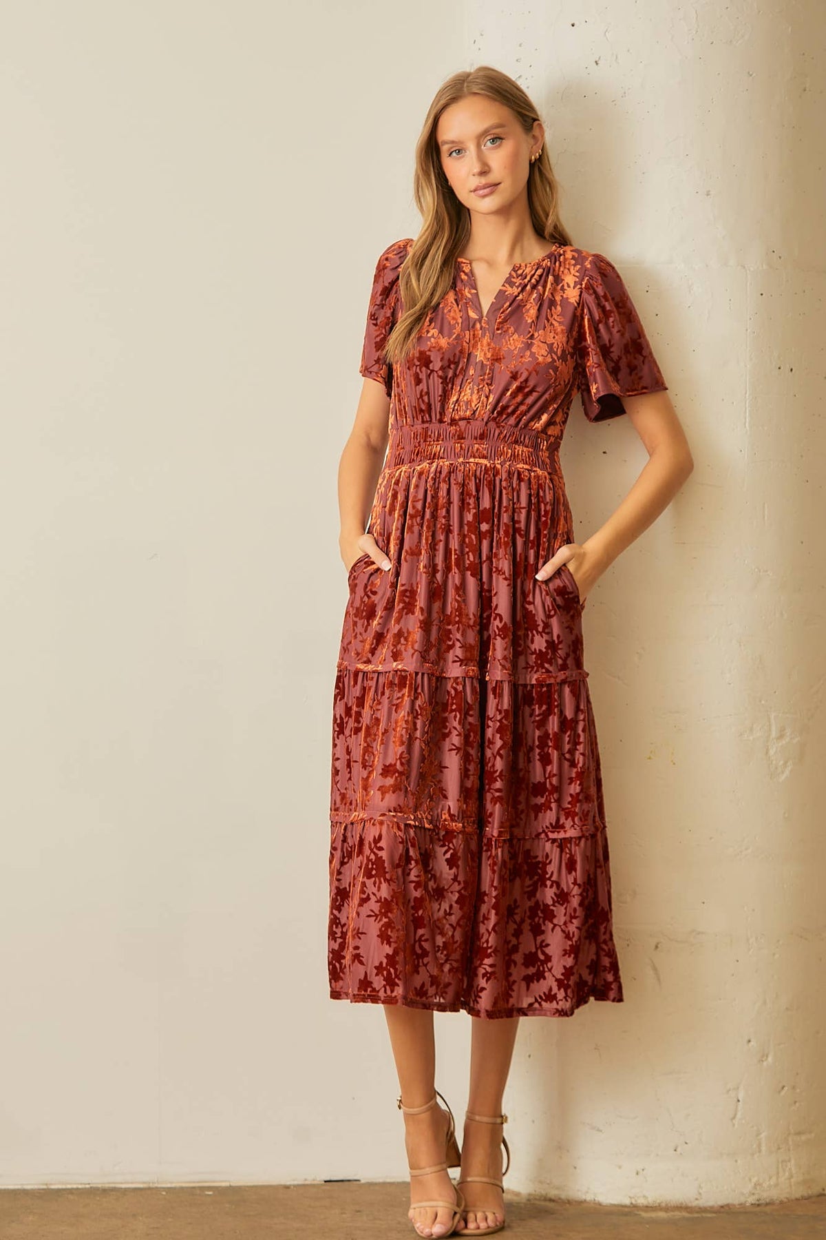 Midnight Velvet Maxi Dress
