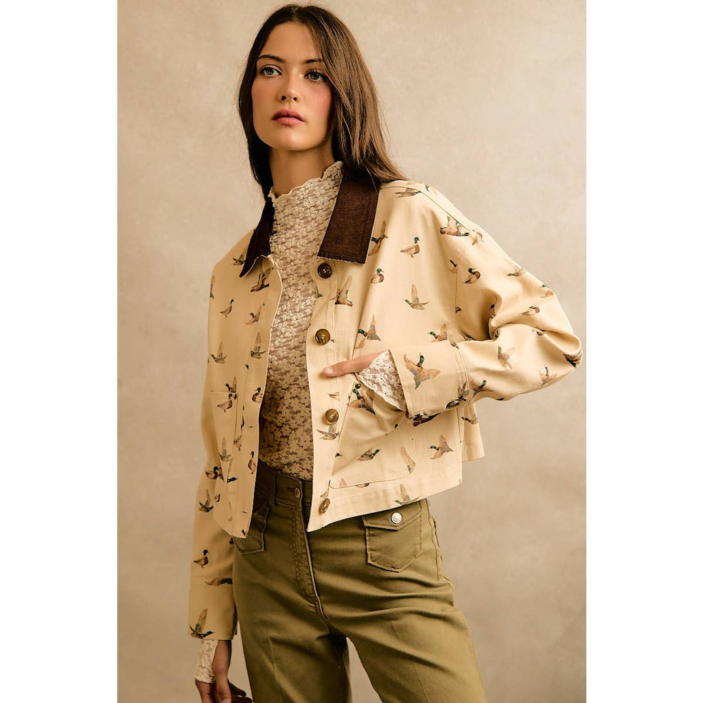 Mallard Duck Print Jacket