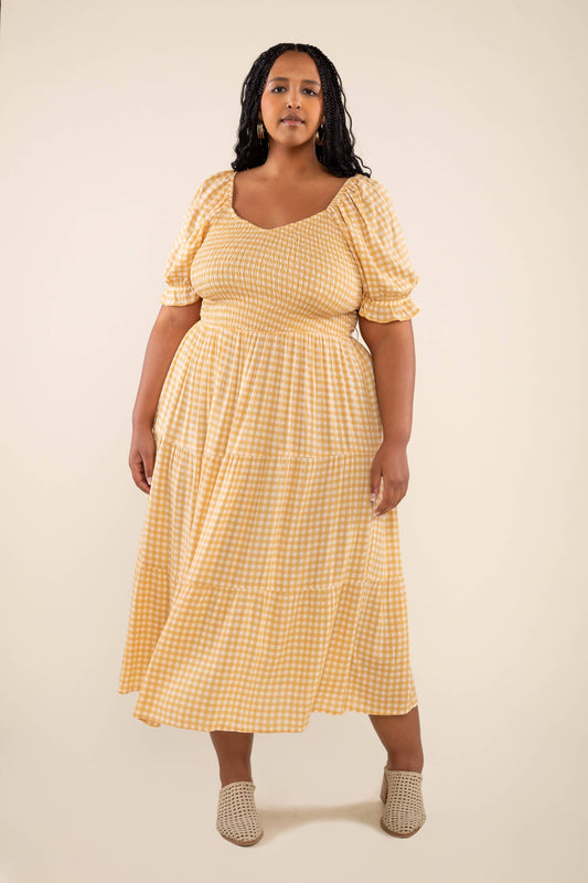 Jordan Gingham Dress